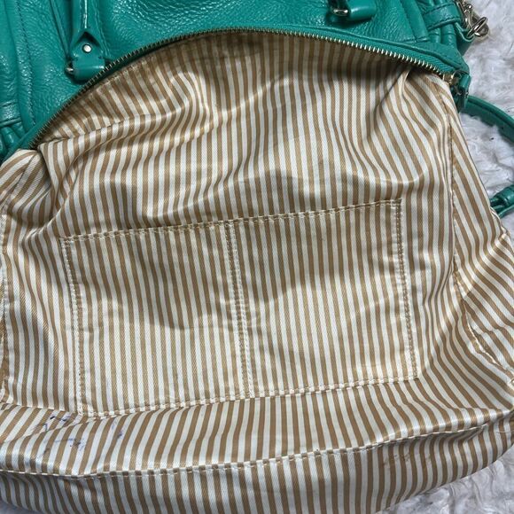 Kate Spade Cobble Hill turquoise green Leather Satchel/Crossbody bag . - Picture 11 of 15